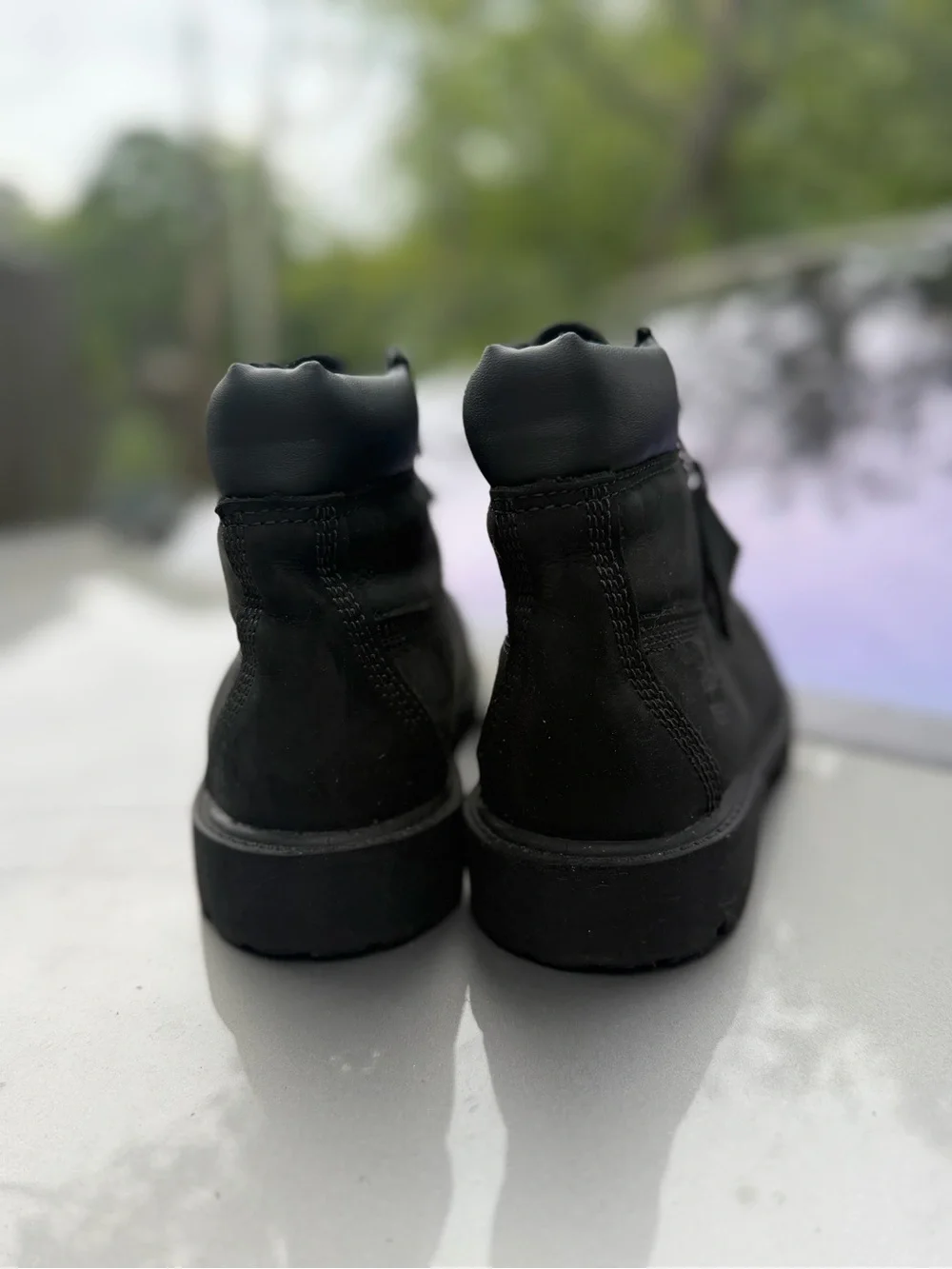 Timberland Kids Black Lace-Up Boot